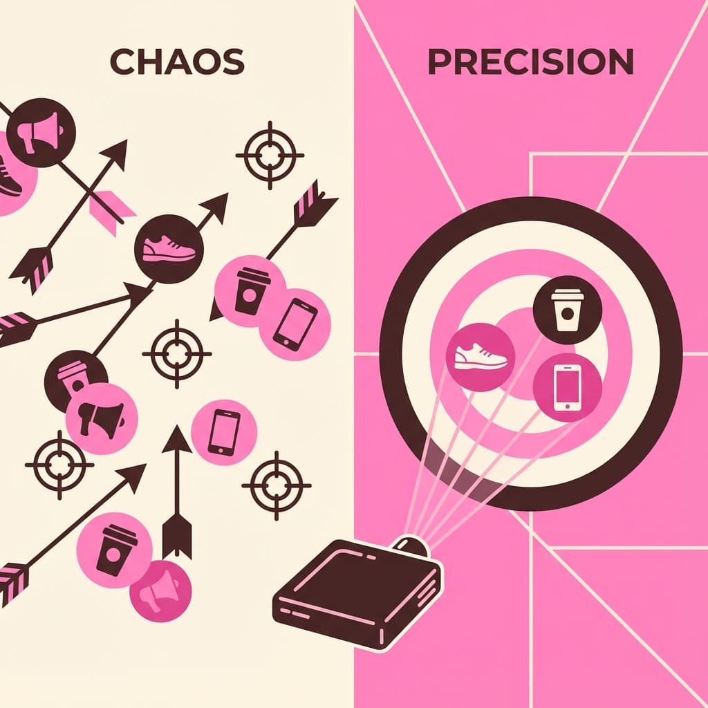 Precision targeting vs scattered approach